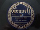 Vintage GENNETT Record 78 rpm 5633 CATARACT RAG BLUES / NIGHTINGALE RAG BLUES