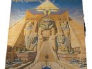 Iron Maiden ‎Powerslave SJ12321 First US Press Textured Cover Lyrics Tested VG