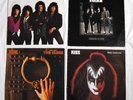 4 x KISS - Gene Simmons - Dressed To Kill - Music From The Elder - Lick It Up LP