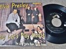 ELVIS ORIG 1959 GOLD STANDARD 45 & BOOTLEG PIC SV BABY LETS PLAY HOUSE 447-0604