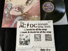 AC/DC Dirty Deeds Vinyl LP Record OZ Blue Roo Alberts 1st Press w/ Promo Flyer
