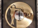 Micheal Jackson 24k Gold Record Lazer cut 