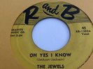 THE JEWELS A Fool In Paradise/Oh Yes I Know. R&B Record 1303 Rhythm&Blues Vocals