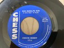 CHRISTMAS  R&B  CHUCK BERRY  run rudolph run   CHESS 1714   SQUEAKY CLEAN