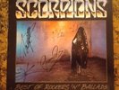 Scorpions Best Of Rockers ‘N’ Ballads Vinyl  1989 SIGNED COVER ONLY *NO* RECORD