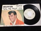 ELVIS PRESLEY 45 PROMO 47-8740 BLUE RIVER/TELL ME WHY WHITE LABEL PROMO EX/EX