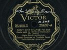 78tk-Jazz-VICTOR 25607-Tommy Dorsey Clambake 7-(Don't ever change/Our love was)