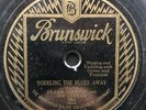 Slu-Foot Lou/Yodeling The Blues Away by Frank Marvin (Brunswick) 78 VG+