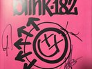BLINK-182 “ONE MORE TIME” COKE BOTTLE CLEAR SIGNED/AUTOGRAPHED MARK, TOM, TRAVIS