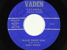Rockabilly 45 - Bobby Brown - Please Please Baby - Vaden