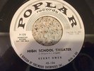 KENNY OWEN High School Sweater /I Got The Bug 1958 EX  7” Poplar Records 45-106