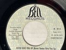 Shirley & The Shirelles Promo 45 Never Give You Up / Go Away and Find Yourself