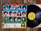 ROLLING STONES Some Girls LP Die Cut Celebrity Faces radio promo sticker hype