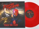 PSYCHOSEXUAL TORCH THE FAITH HAND SIGNED LP RED COLORED VINYL Theater Art Rock