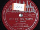 R&B 78 TINY GRIMES Why Did You Waste My Time GOTHAM G-295 E HEAR 2063
