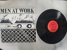 Men at work full band autograph 1980s 12inch mint vinyl lp