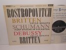 SXL 2298 Britten & Debussy Cello Sonatas Schumann Rostropovich & Britten ED1 WBG
