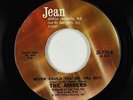 Sweet Soul 45 - Ambers - Never Could You Be - Jean - VG+ rare