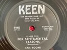 SAM COOKE Keen 40-4002 78rpm 