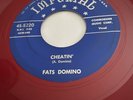 FATS DOMINO Cheat in’/ Nobody Loves Me IMPERIAL 5220 Very rare RED  VINYL 1953