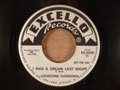 Lonesome Sundown  I Had A Dream Last Night/I Got A Broken Heart Promo Blues, R&B
