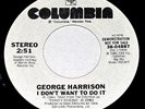 BEATLES GEORGE HARRISON 'I DON'T WANT TO DO IT' PROMO DEMONSTRATION NOT FOR SALE