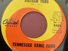 Tennessee Ernie Ford * Sixteen Tons * 1965 US 45 Go Go version Popcorn Dancer EX