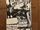 Punk The Clash Original Poster / Flyer for ICA Show Saturday 23rd October 1976