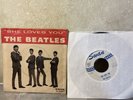 Beatles VERY RARE 1964 Swan' She Loves You  BLUE PRINT 45 w Picture Sleeve VG+