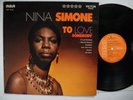 NINA SIMONE To Love Somebody LP 1969 Germany EX+