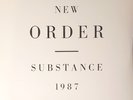NEW ORDER SUBSTANCE 1987- RED & BLUE VINYL 2-LP SET  