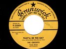 ROCKABILLY-CRICKETS (BUDDY HOLLY)-THAT'LL BE THE DAY/I'M LOOKIN' FOR SOMEONE TO