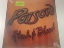 Poison - Flesh & Blood Album SEALED Original 1990 Uncensored Cover With HYPE