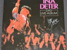 Ina Deter LP Das Live-Album SIGNED Autogramm signiert