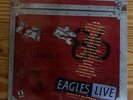 The Eagles Live 1980 with Poster Original Gatefold LP Record Album Vinyl w/inner