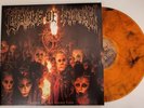 Cradle Of filth TROUBLE AND THEIR DOUBLE LIVES Orange/Black Marbled Vinyl LP...