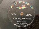 ABC-PARAMOUNT Record 78 rpm 78-9907 PAUL ANKA Let Bells Keep Ringing Crazy Love