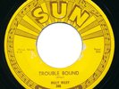 SUN 245 - Billy Riley -  Trouble Bound /  Rock With Me Baby  Rockabilly 45