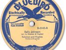 Pre War C&W SOLOMON & HUGHES Bluegrass Country 78 RPM Record. Sally Johnson