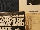 3×Leonard Cohen Albums. Vinyl.  Songs From A Room. Songs Of Love & Hate. G Hits.