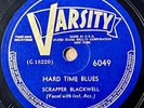 SCRAPPER BLACKWELL VARSITY  Back Door Blues/Hard Time Blues