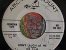HEAR Dubs 45 Don't Laugh At Me / You'll Never Belong ABC promo doo wop R&B EX