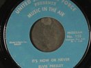 ELVIS PRESLEY / JAYE P. MORGAN: it's now or never UNITED STATES AIR FORCE 7
