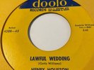 HENRY HOUSTON and THE CUFFLINX. Lawful Wedding/Zoom dooTone 438 R&B Vocal Group