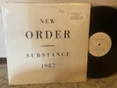 New Order Substance 1987 VG some light marks ORIG 2LP IN SHRINK + HYPE STICKER