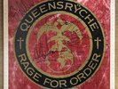 Signed Metal LP - Queensryche - Rage For Order - First Pressing Autographed Rare
