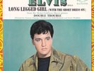 Elvis Presley 45 RPM Picture Sleeve Only - Long Legged Girl (1967, NM)
