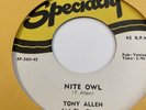 TONY ALLEN And The CHAMPS Nite Owl/I. Specialty 560 R&B Vocal Group Doo Woo.