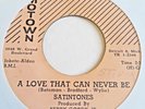 Satintones  *  A Love That Can Never Be  /  Tomorrow & Always  *  MOTOWN *  60's