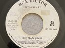 ELVIS PRESLEY PROMO Only 45 rpm single ONE TRACK HEART /ROUSTABOUT SP-45-139 VG+